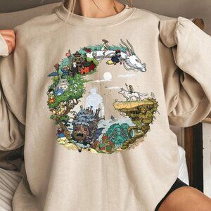 Spirited Away Studio Ghibli Sweatshirt, Hayao Miyazaki, Ghibli Totoro Gift